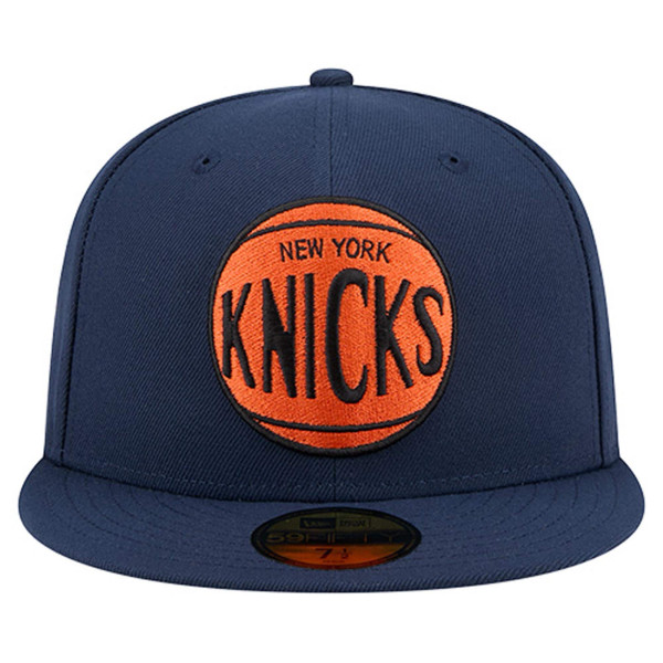 Бейсболка New York Knicks New Era Navy Core Logo 59FIFTY
