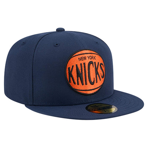 Бейсболка New York Knicks New Era Navy Core Logo 59FIFTY