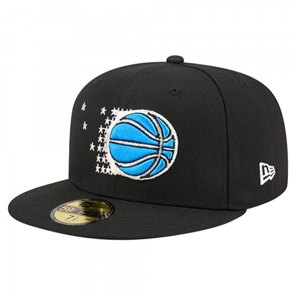 Бейсболка Orlando Magic New Era Black Core Logo 59FIFTY