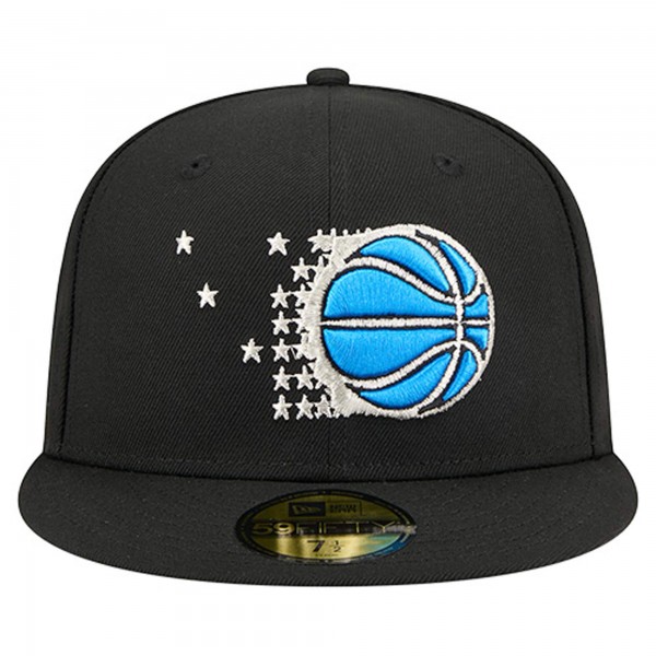 Бейсболка Orlando Magic New Era Black Core Logo 59FIFTY