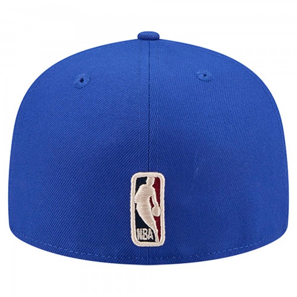 Бейсболка Philadelphia 76ers New Era Royal Core Logo 59FIFTY