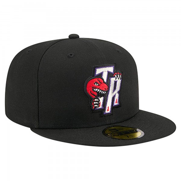 Бейсболка Toronto Raptors New Era Black Core Logo 59FIFTY