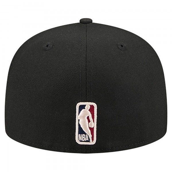 Бейсболка Toronto Raptors New Era Black Core Logo 59FIFTY