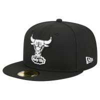 Бейсболка Chicago Bulls New Era Black 59FIFTY