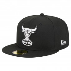 Бейсболка Chicago Bulls New Era Black 59FIFTY