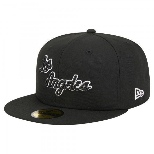 Бейсболка Los Angeles Lakers New Era Black 59FIFTY