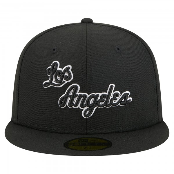 Бейсболка Los Angeles Lakers New Era Black 59FIFTY