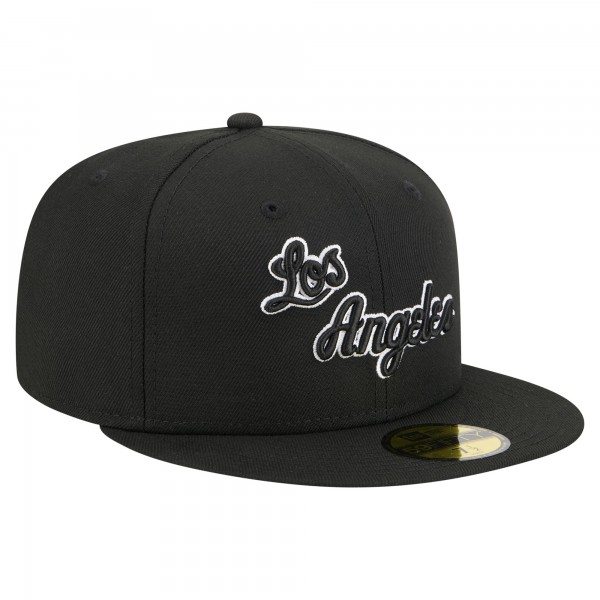 Бейсболка Los Angeles Lakers New Era Black 59FIFTY