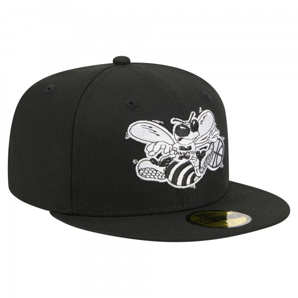 Бейсболка Charlotte Hornets New Era Black 59FIFTY
