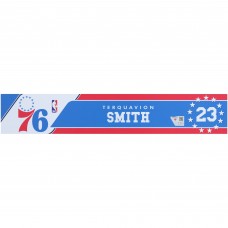 Terquavion Smith Philadelphia 76ers Fanatics Authentic Player-Issued Royal Nameplate from the 2024-25 NBA Season
