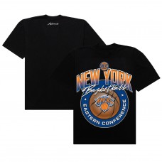 New York Knicks Authmade Black Basketball Mesh Premium T-Shirt