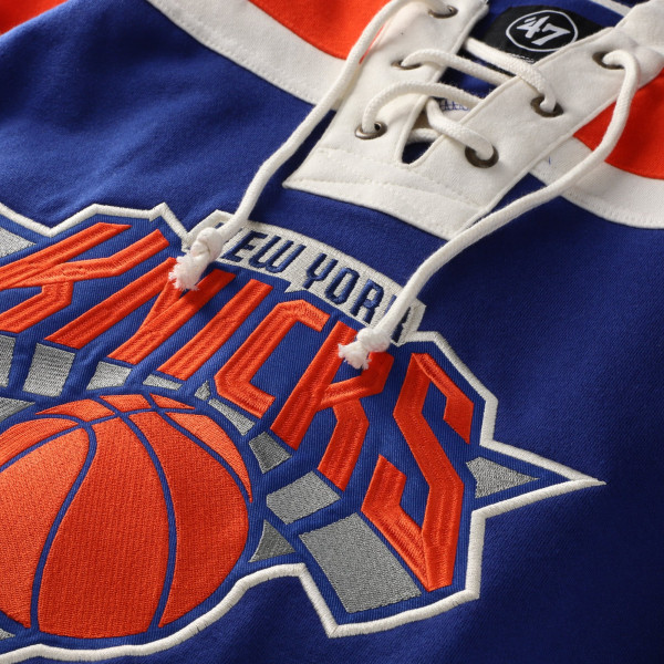 Толстовка New York Knicks 47 Royal Superior Lacer
