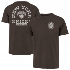 New York Knicks 47 Brown Back Canyon Franklin T-Shirt