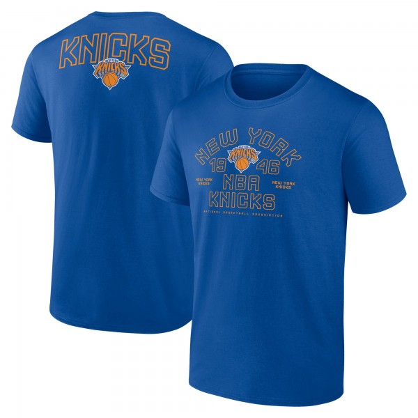 New York Knicks Blue Indomitable Drive T-Shirt