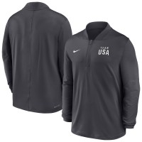 Team USA Nike Dri-FIT Half-Zip Pullover - Anthracite