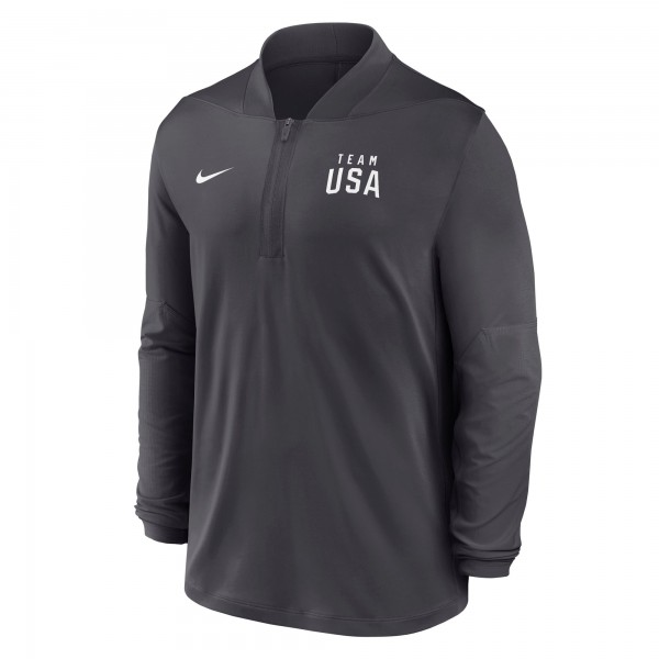 Team USA Nike Dri-FIT Half-Zip Pullover - Anthracite
