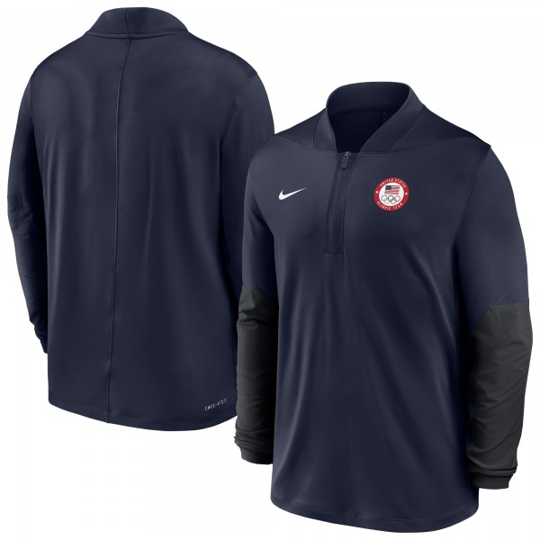 Team USA Nike Dri-FIT Half-Zip Pullover - Navy