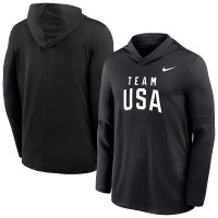 Толстовка Футболка Team USA Nike Lightweight Dri-FIT Long Sleeve - Black
