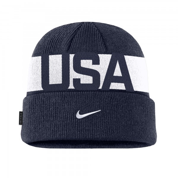 Шапка Team USA Nike On-Field Utility Cuffed Knit - Navy