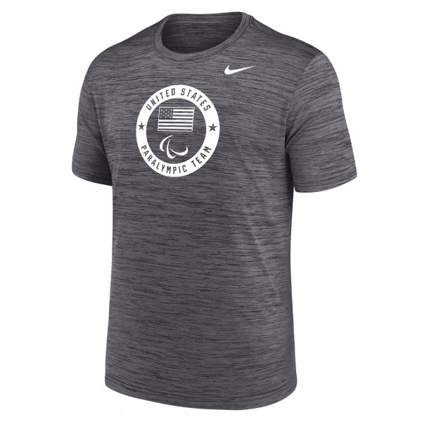 Футболка U.S. Paralympics Nike Team Issue Velocity Performance - Gray