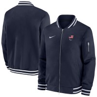 Бомбер на молнии U.S. Paralympics Nike - Navy