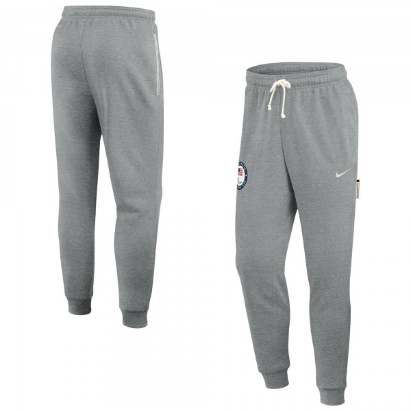 U.S. Paralympics Nike Standard Issue Dri-FIT Taper Sweatpants - Heather Gray