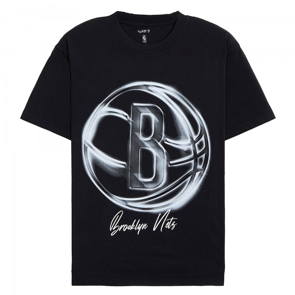 Футболка Brooklyn Nets NBA x Chase B Black Logo