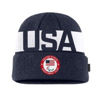 Шапка U.S. Paralympics Nike On-Field Utility Cuffed Knit - Navy