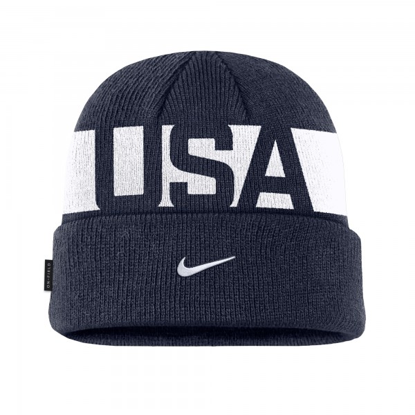 Шапка U.S. Paralympics Nike On-Field Utility Cuffed Knit - Navy