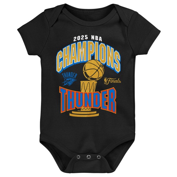 Боди Oklahoma City Thunder Infant Black 2025 NBA Finals Champions