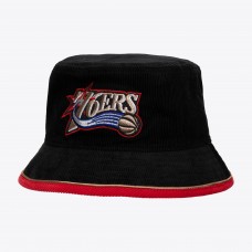 Панама Philadelphia 76ers Mitchell & Ness Black Hardwood Classics Special Corduroy