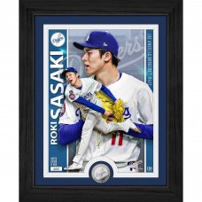 Los Angeles Dodgers Roki Sasaki Highland Mint 13 x 16 Artist Proof Silver Coin Photo Mint