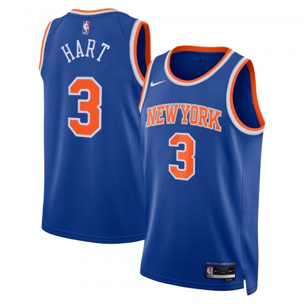 Джерси Unisex New York Knicks Josh Hart Nike Blue Swingman - Icon Edition