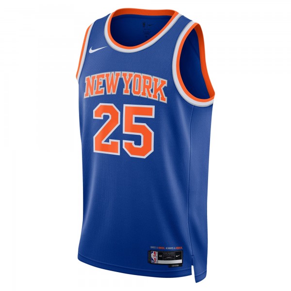 Джерси Unisex New York Knicks Mikal Bridges Nike Blue Swingman - Icon Edition