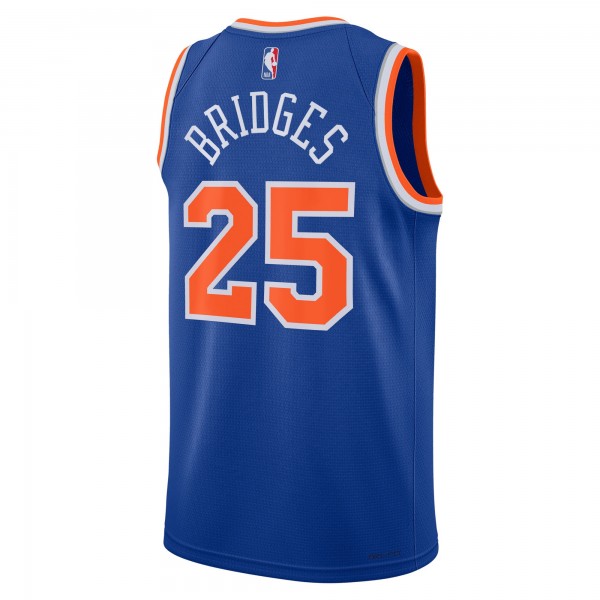 Джерси Unisex New York Knicks Mikal Bridges Nike Blue Swingman - Icon Edition