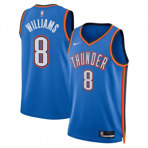 Джерси Unisex Oklahoma City Thunder Jalen Williams Nike Blue Swingman - Icon Edition