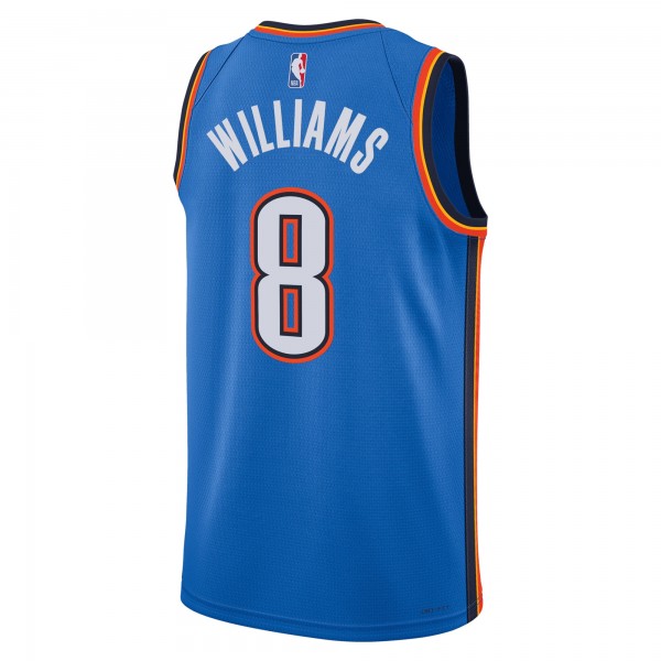 Джерси Unisex Oklahoma City Thunder Jalen Williams Nike Blue Swingman - Icon Edition