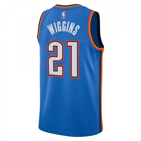 Джерси Unisex Oklahoma City Thunder Aaron Wiggins Nike Blue Swingman - Icon Edition
