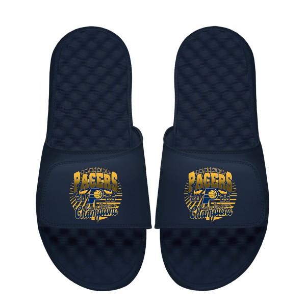 Подростковая Indiana Pacers ISlide Navy 2025 Eastern Conference Champions Slide Sandals