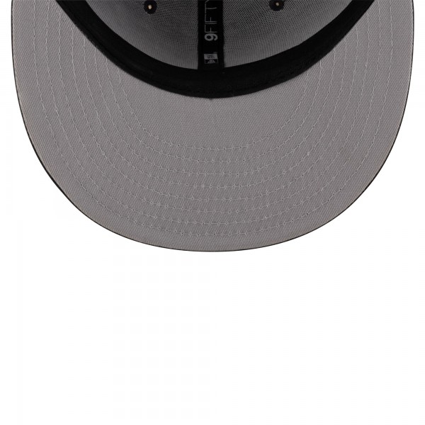 Бейсболка Oklahoma City Thunder New Era Charcoal/Black 2025 Western Conference Champions Locker Room 9FIFTY