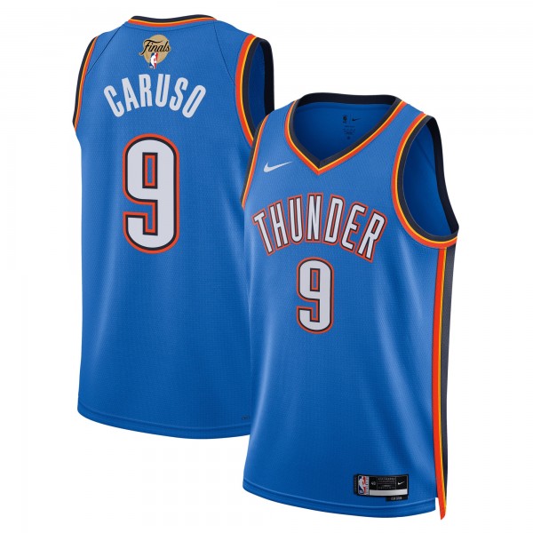 Джерси Unisex Oklahoma City Thunder Alex Caruso Nike Blue 2025 NBA Finals Swingman - Icon Edition