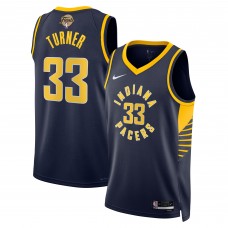 Джерси Unisex Indiana Pacers Myles Turner Nike Navy 2025 NBA Finals Swingman - Icon Edition
