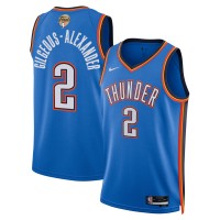 Джерси Unisex Oklahoma City Thunder Shai Gilgeous-Alexander Nike Blue 2025 NBA Finals Swingman - Icon Edition