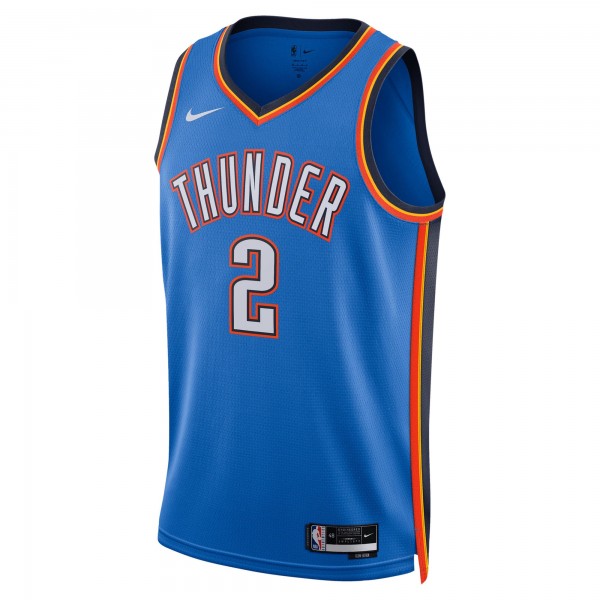 Джерси Unisex Oklahoma City Thunder Shai Gilgeous-Alexander Nike Blue 2025 NBA Finals Swingman - Icon Edition