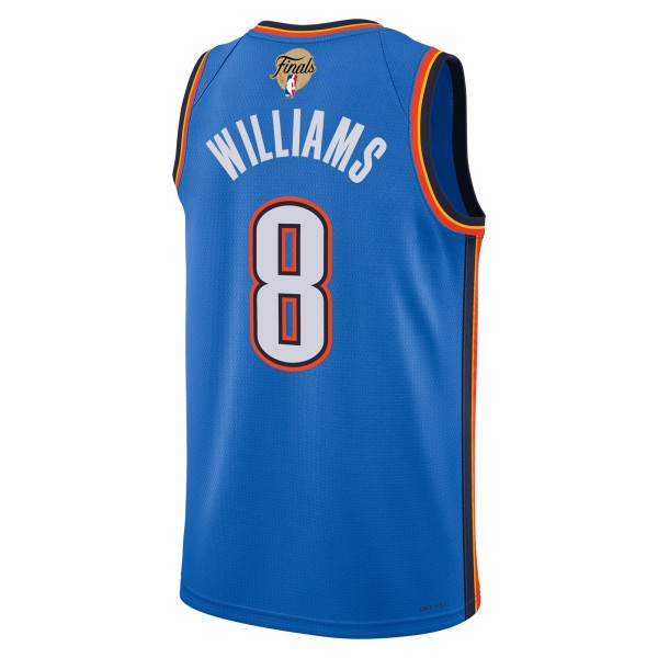 Джерси Unisex Oklahoma City Thunder Jalen Williams Nike Blue 2025 NBA Finals Swingman - Icon Edition