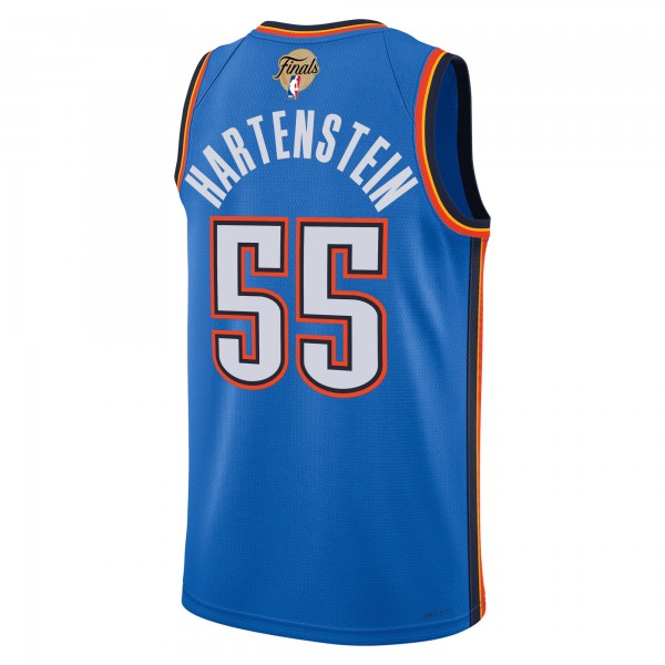 Джерси Unisex Oklahoma City Thunder Isaiah Hartenstein Nike Blue 2025 NBA Finals Swingman - Icon Edition