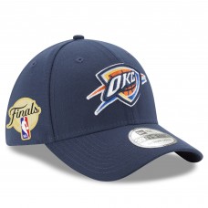 Oklahoma City Thunder New Era Navy 2025 NBA Finals Side Patch 39THIRTY Flex Hat