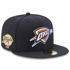Oklahoma City Thunder New Era Navy 2025 NBA Finals Side Patch 59FIFTY Fitted Hat