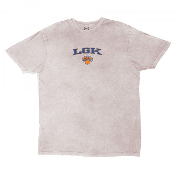Unisex New York Knicks Stadium Essentials Gray Oversized LGK Vintage T-Shirt