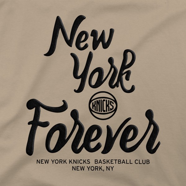 New York Knicks Stadium Essentials Tan Oversized Forever T-Shirt